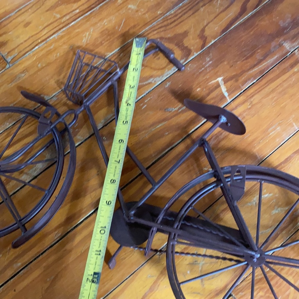 Metal decorative bicycle wall hanging - Picture 5 of 6